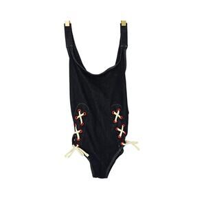 SOLID & STRIPED The Raquel One-Piece Swimsuit - Blue Denim - XS